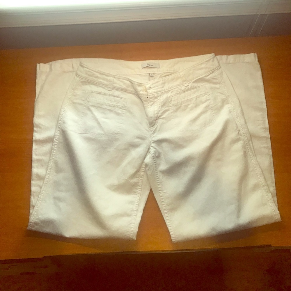 Express Wide Leg Cotton Pants